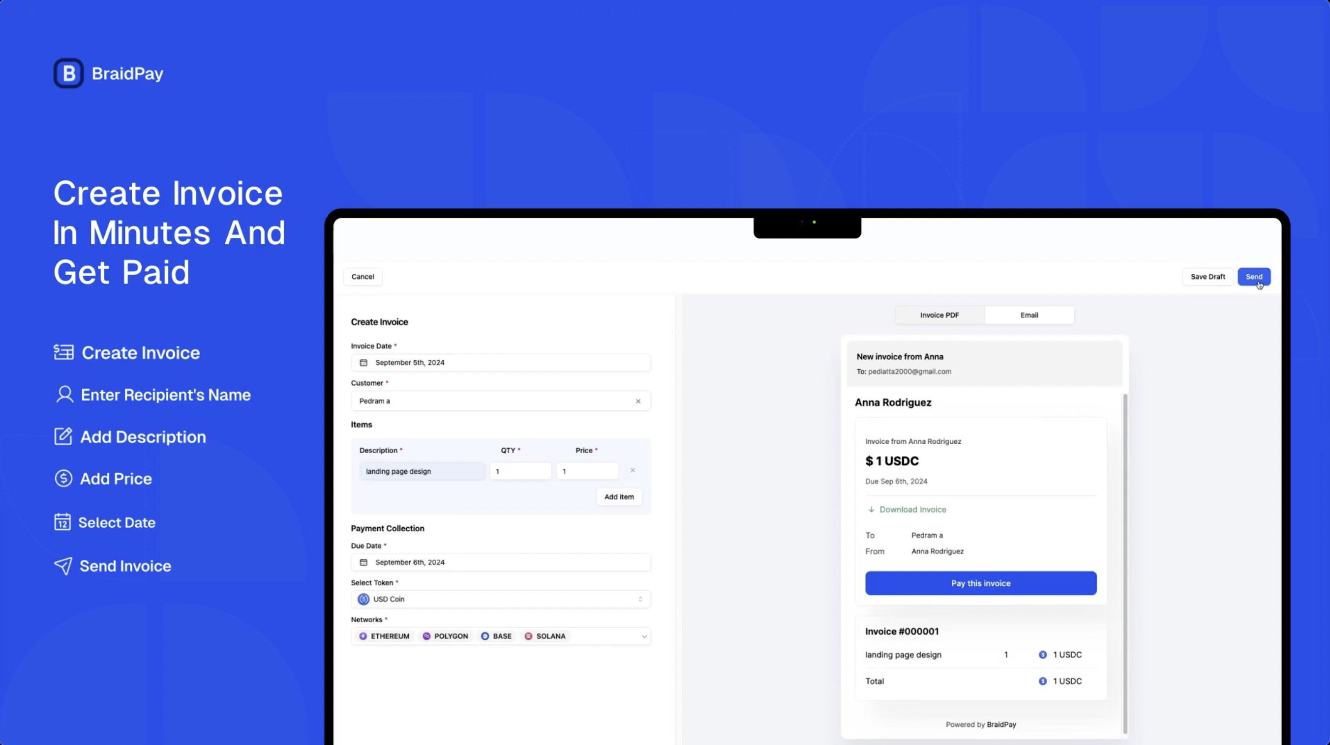 Professional Invoice Creation